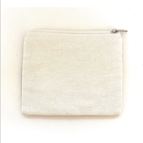 🍸NWT “VODKA” Hand Beaded Clutch Pouch Coin Purse Bag Silver & Gold Novelty - Picture 4 of 4